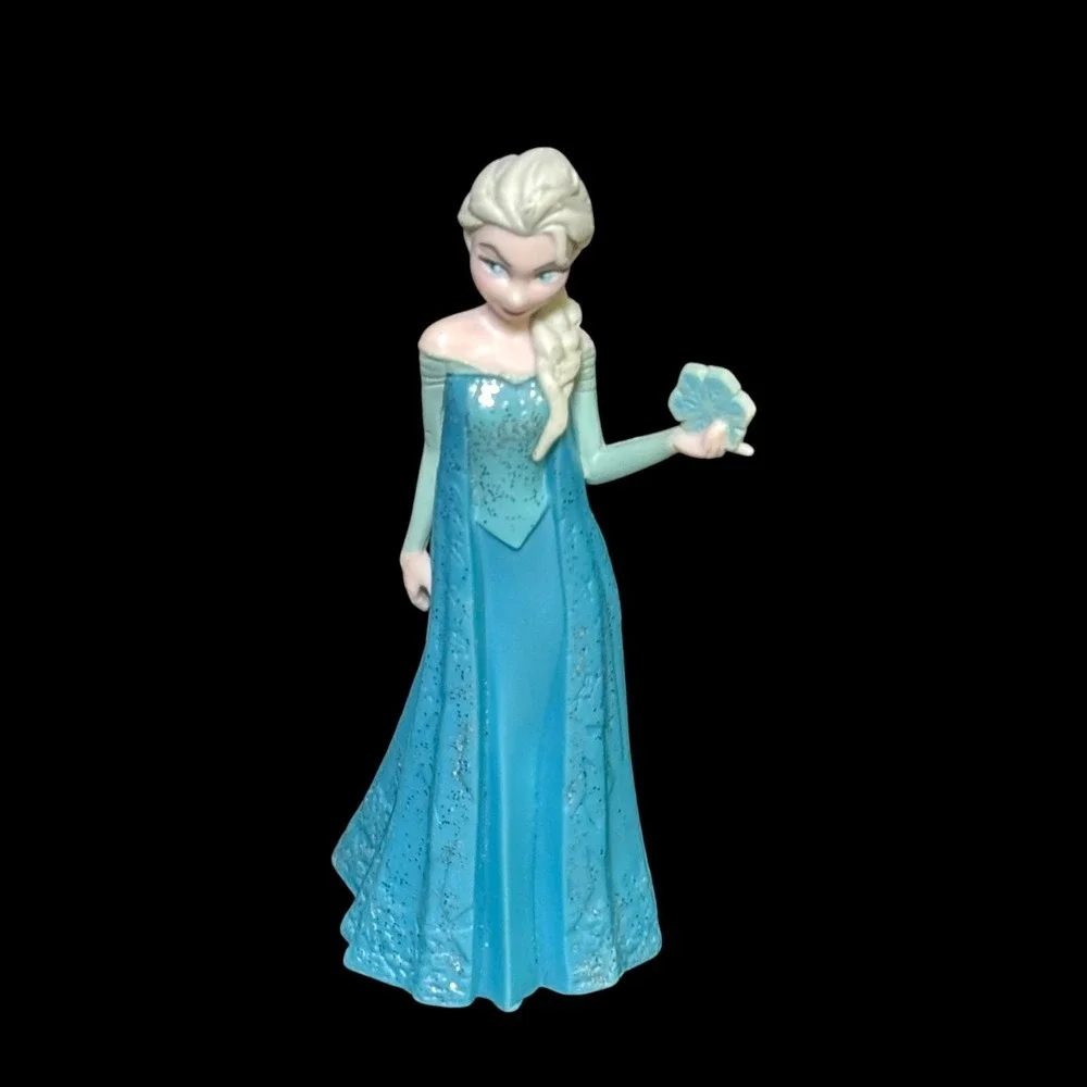 Disney Frozen Figures Elsa Anna Olaf‎ Hans Sven Kristoff Cake Toppers Lot Of 10